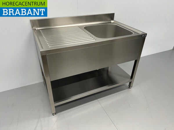 Stainless steel sink Premium-line Welded model 120 cm Hospitality - Image 3
