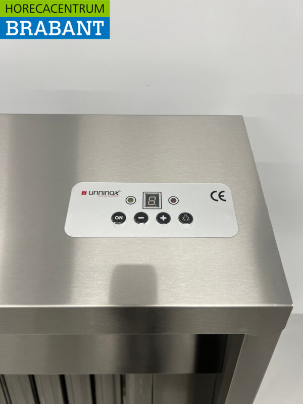 Stainless steel Extractor Hood Hood Premium-line Motor 2000 cubic feet Angled Model 180 cm 230V Horeca - Image 6