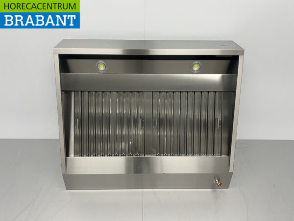 Stainless steel Extractor Hood Hood Motor 1500 kuub Premium-line Angled Model 120 cm 230V Horeca