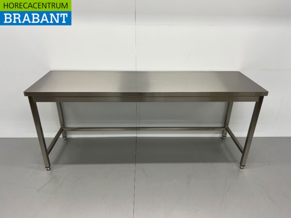 HCB Stainless Steel Work Table Basic-line 200 x 60 x 85 cm Catering