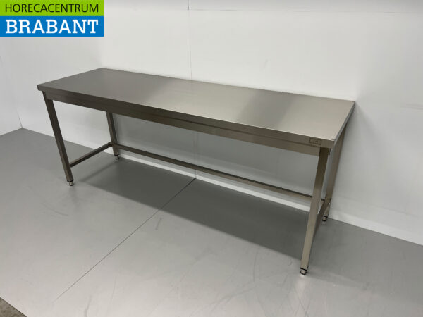 HCB Stainless Steel Work Table Basic-line 200 x 60 x 85 cm Catering - Image 2