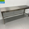 HCB Stainless Steel Work Table Basic-line 200 x 60 x 85 cm Catering - Image 3