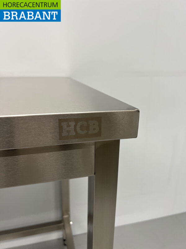 HCB Stainless Steel Work Table Basic-line 200 x 60 x 85 cm Catering - Image 4