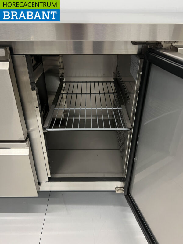HCB stainless steel Refrigerated workbench 4 drawers and 1 door 179,5 cm 230V Horeca - Image 6