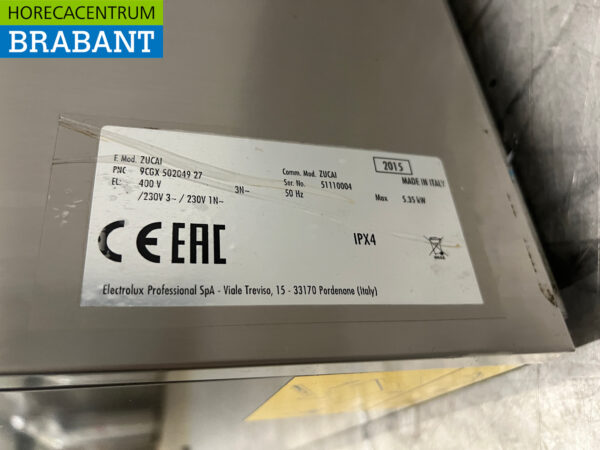 Stainless steel Zanussi ZUCAI Dishwasher 230V Catering - Image 6