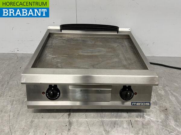 Stainless steel Metos griddle griddle smooth 80 cm 400V Horeca