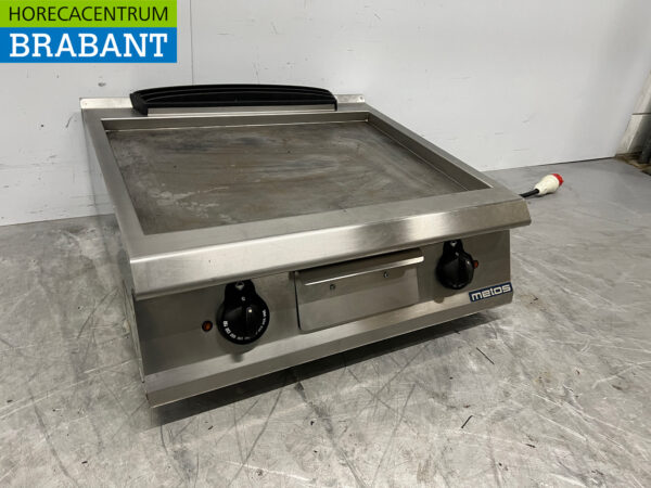 Stainless steel Metos griddle griddle smooth 80 cm 400V Horeca - Image 3