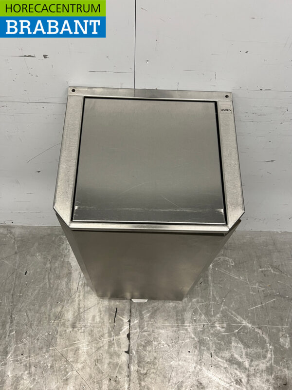 Stainless steel Josto Waste Bag Holder Trash can with foot operation 120 liters Catering - Image 4
