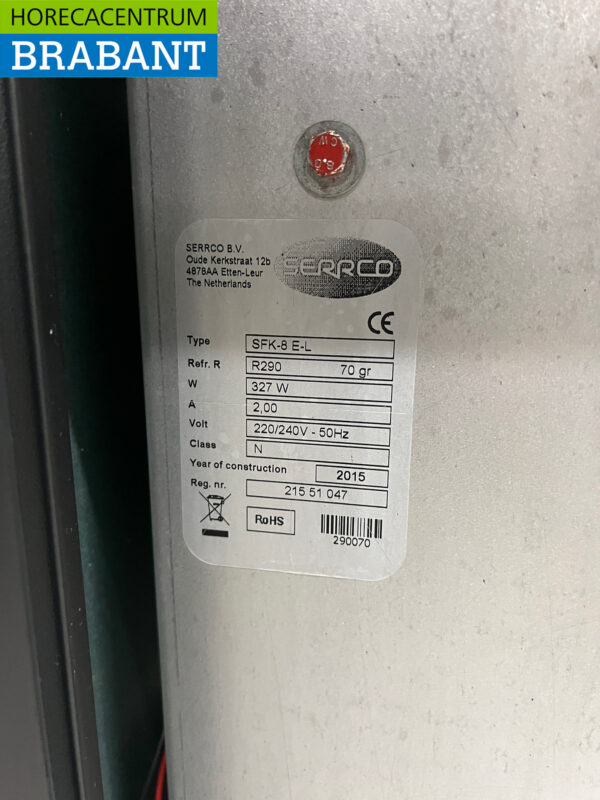 Serrco Barrel cooler Barrel cooler 135 cm 230V Catering - Image 5