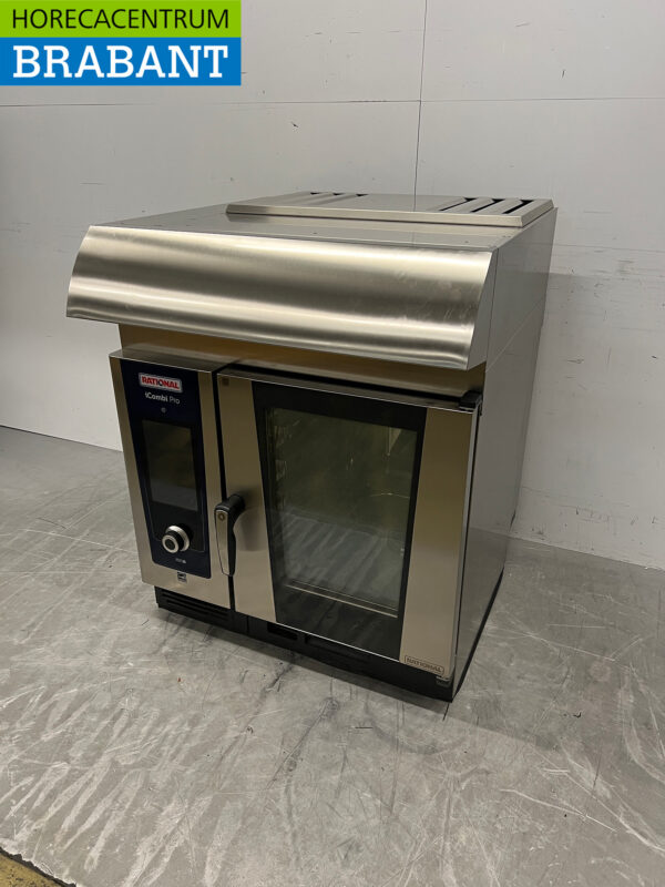 Stainless steel Rational I-Combi Pro Combisteamer 6 x 1/1 GN with exhaust hood 2024 400V Horeca - Image 2