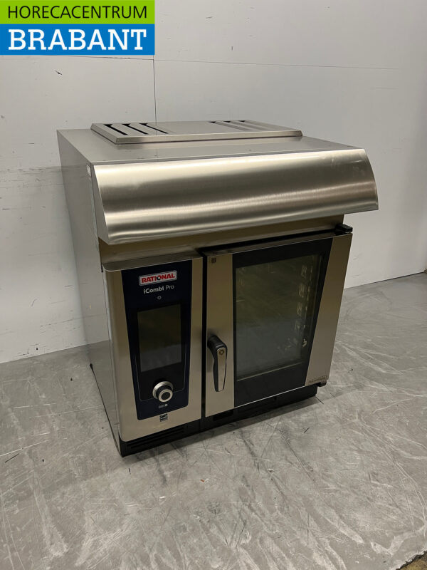 Stainless steel Rational I-Combi Pro Combisteamer 6 x 1/1 GN with exhaust hood 2024 400V Horeca - Image 3