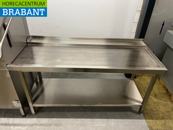 Stainless steel Hobart Sliding dishwasher with 2024 on and off table! Washer 400V Catering - Image 9