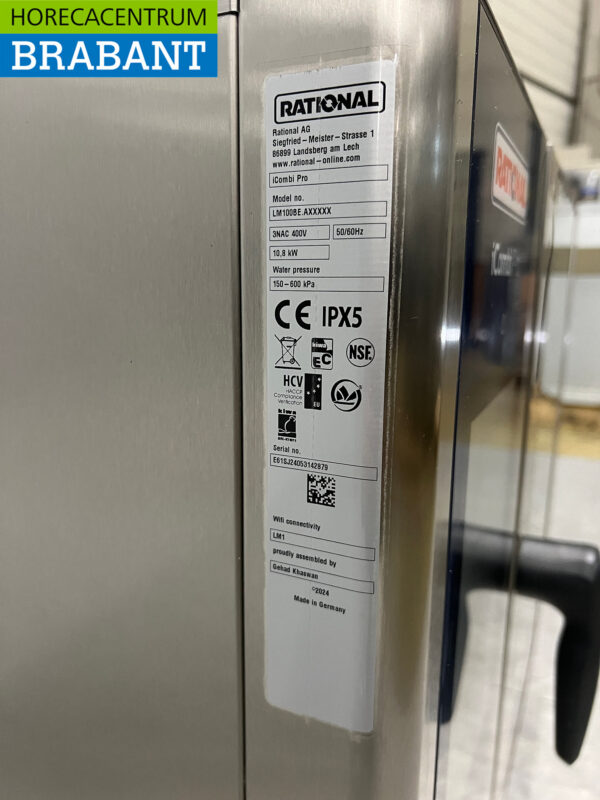Stainless steel Rational iCombi Pro Combisteamer 6 x 1/1 GN 2024 400V Horeca - Image 8