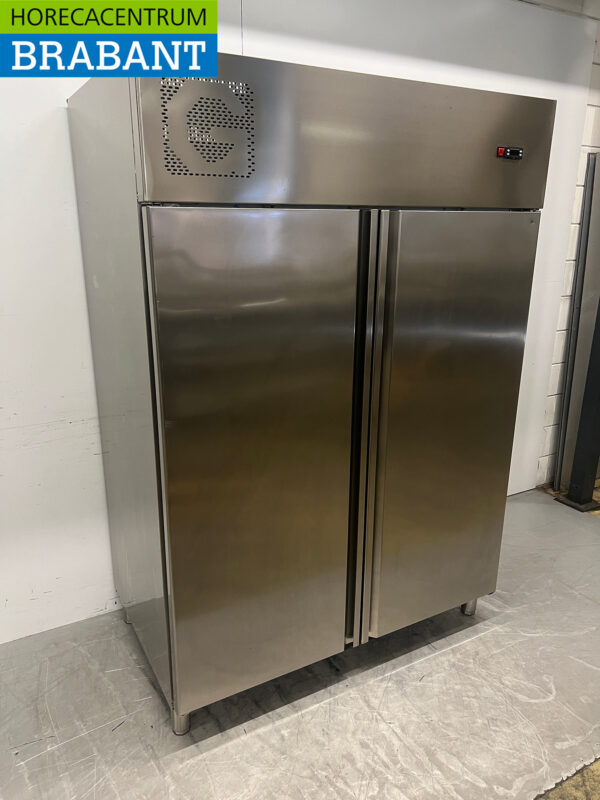 Stainless steel Double door Refrigerator Cooling 1400 liters 230V Catering - Image 3