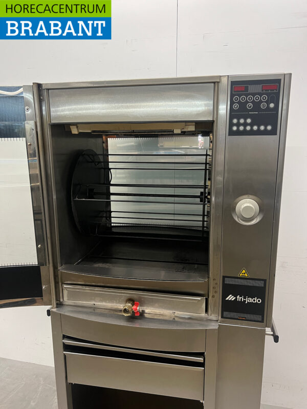 Stainless steel Fri-Jado Rotisserie Chicken Grill Grill 5 skewers 400V Horeca - Image 3