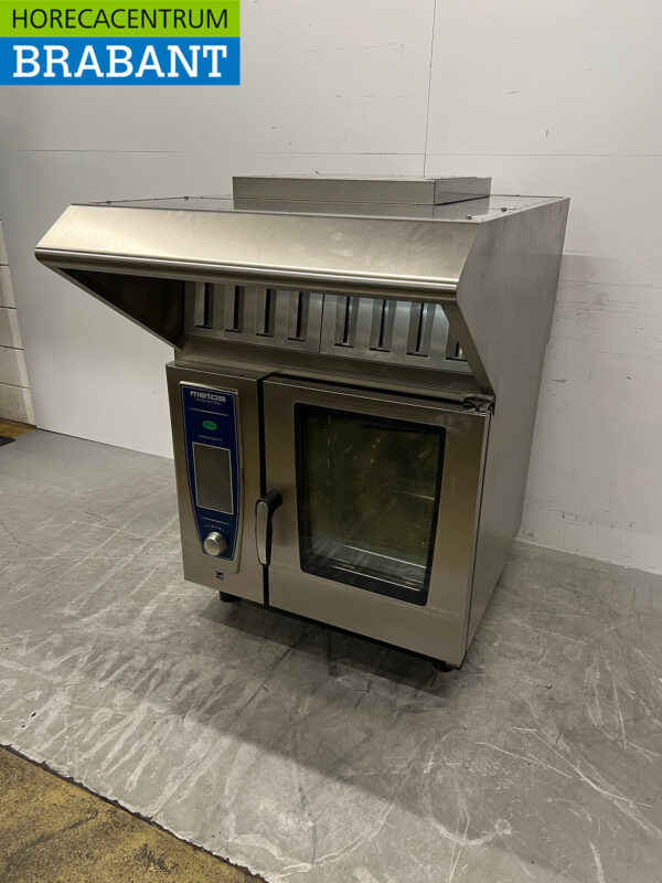 Stainless steel Rational SCC SelfCookingCenter with extractor hood 6 x 1/1 GN 400V - Image 2