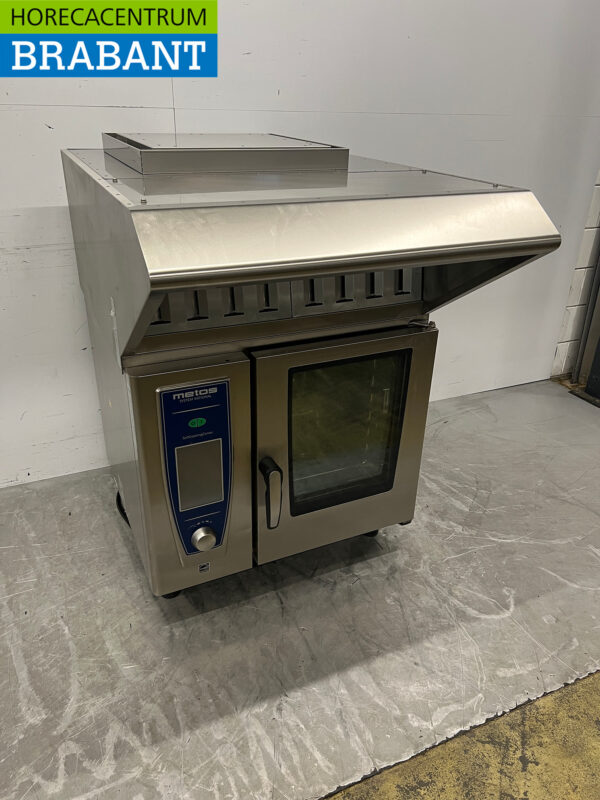 Stainless steel Rational SCC SelfCookingCenter with extractor hood 6 x 1/1 GN 400V - Image 3
