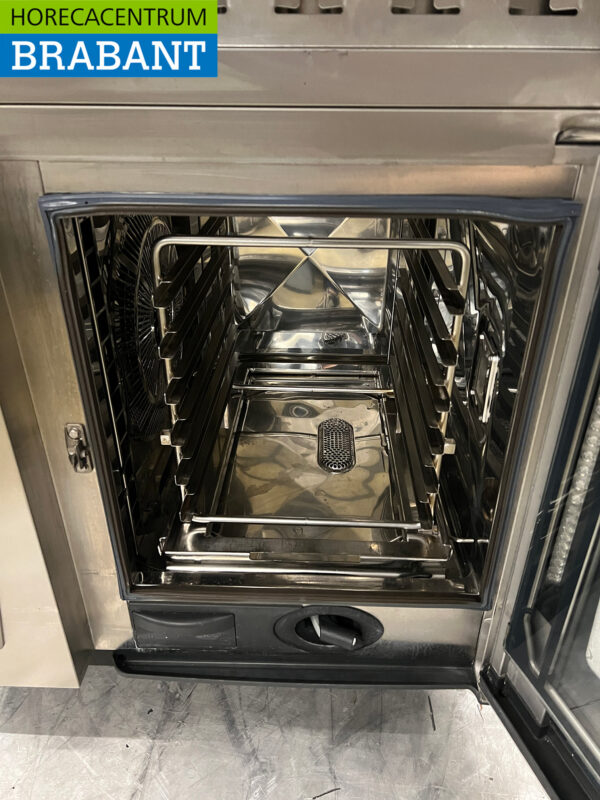 Stainless steel Rational SCC SelfCookingCenter with extractor hood 6 x 1/1 GN 400V - Image 5
