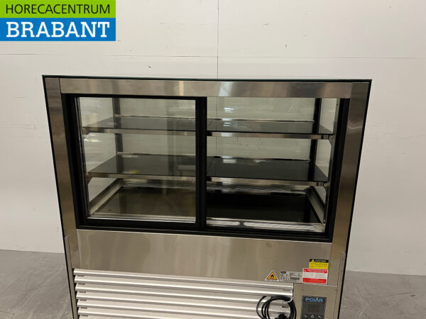 Polar Refrigerated Patisserie Display Case 385 liters 230V Catering - Image 5