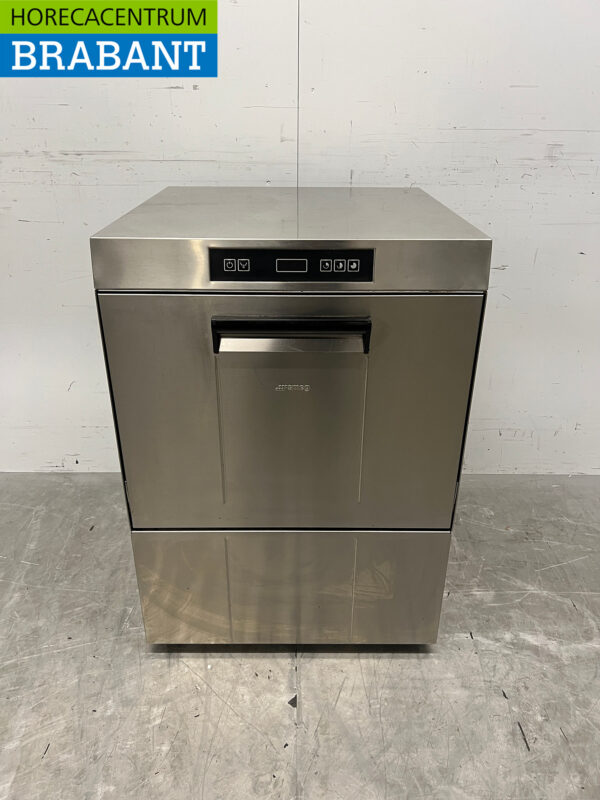 Stainless steel Smeg UD505D Dishwasher with drain pump 400V Catering