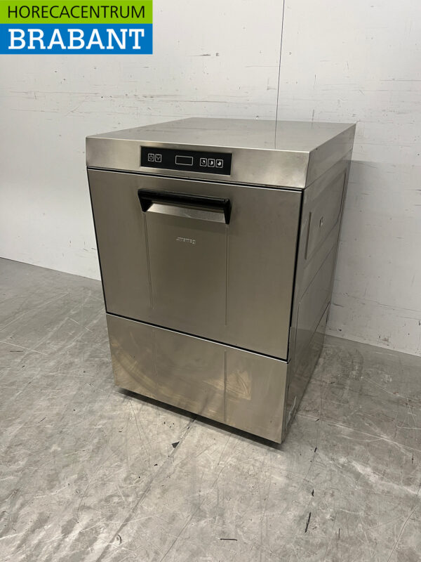 Stainless steel Smeg UD505D Dishwasher with drain pump 400V Catering - Image 2