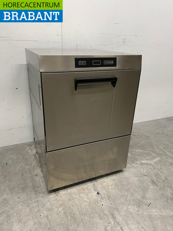 Stainless steel Smeg UD505D Dishwasher with drain pump 400V Catering - Image 3