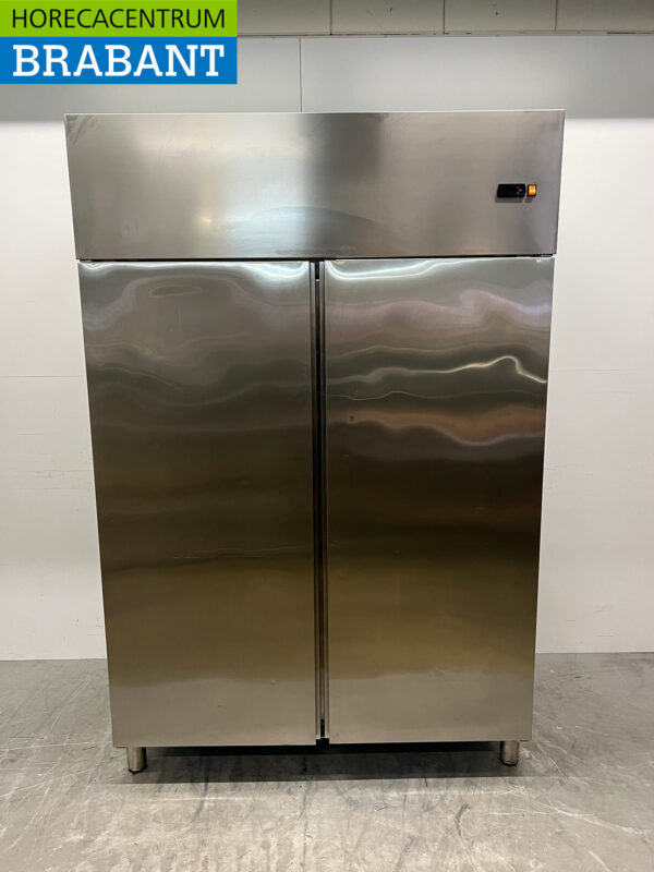 Stainless steel Asber Double-door Freezer Freezer 1400 liters 230V Horeca