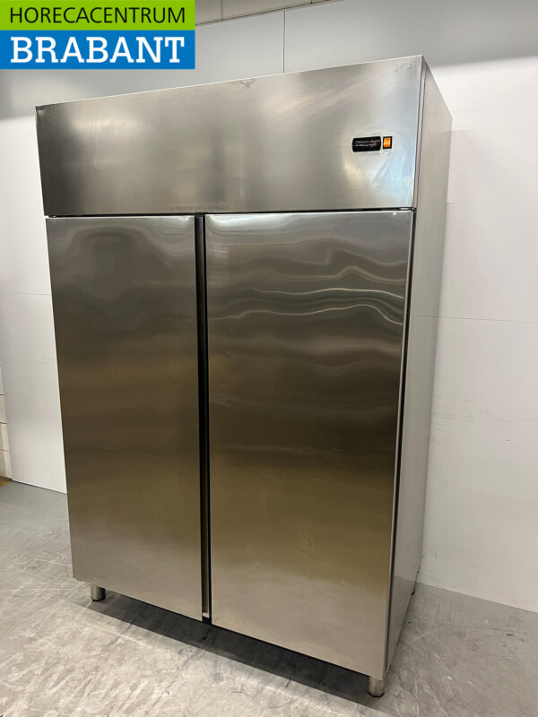 Stainless steel Asber Double-door Freezer Freezer 1400 liters 230V Horeca - Image 2