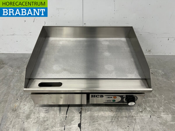 Stainless steel Grill Plate Baking plate Smooth plate 55 cm 230V Horeca