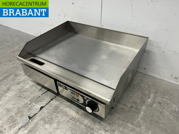 Stainless steel Grill Plate Baking plate Smooth plate 55 cm 230V Horeca - Image 2