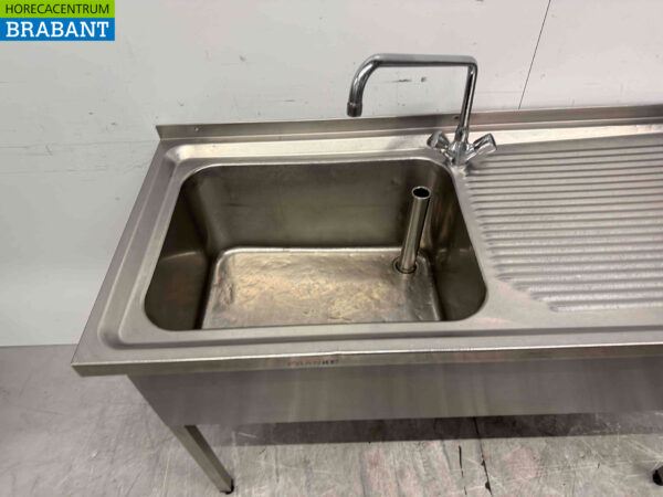 Stainless steel Sink table double sinks Premium-line 160 cm Horeca (kopie) - Image 3