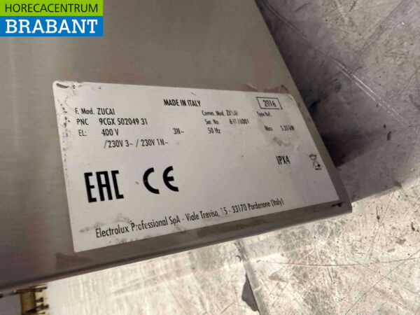 Stainless steel Zanussi Zucai Dishwasher 400V Catering - Image 5