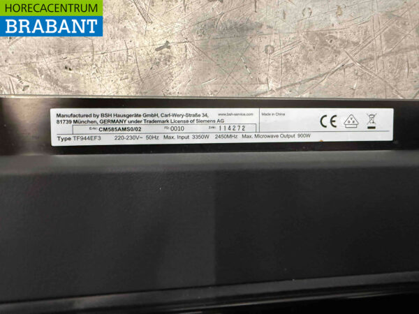 Siemens Built-in Hot air oven with microwave Combi oven 230V Horeca - Image 5