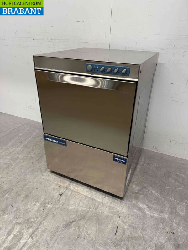 Stainless steel Rhima DR50 Dishwasher 230V Catering - Image 3
