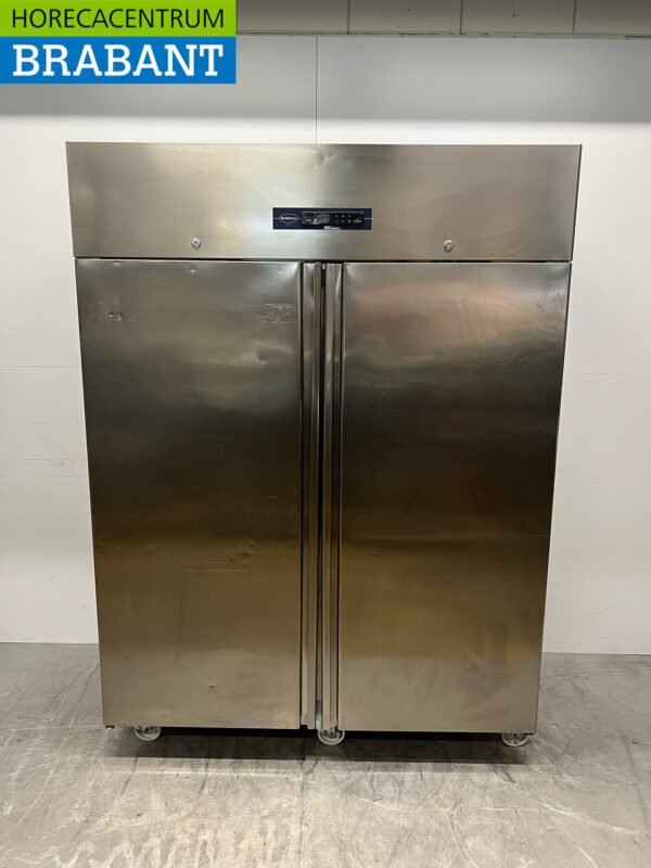 Stainless steel Rubbens Double Door Freezer 1400 liters 230V Horeca