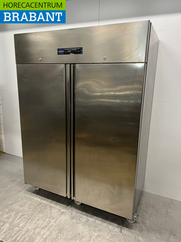Stainless steel Rubbens Double Door Freezer 1400 liters 230V Horeca - Image 2