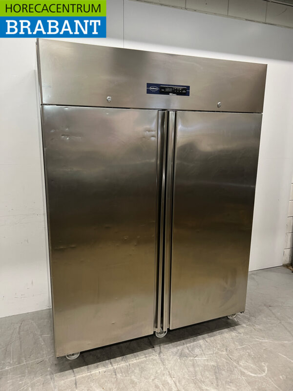 Stainless steel Rubbens Double Door Freezer 1400 liters 230V Horeca - Image 3