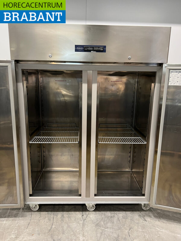 Stainless steel Rubbens Double Door Freezer 1400 liters 230V Horeca - Image 4