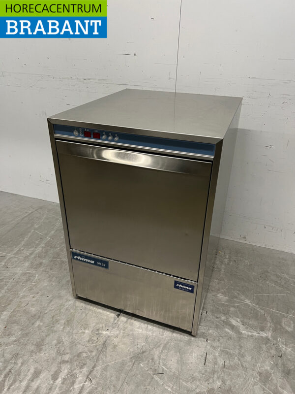 Stainless steel Rhima DR52 Dishwasher 400V Catering - Image 2