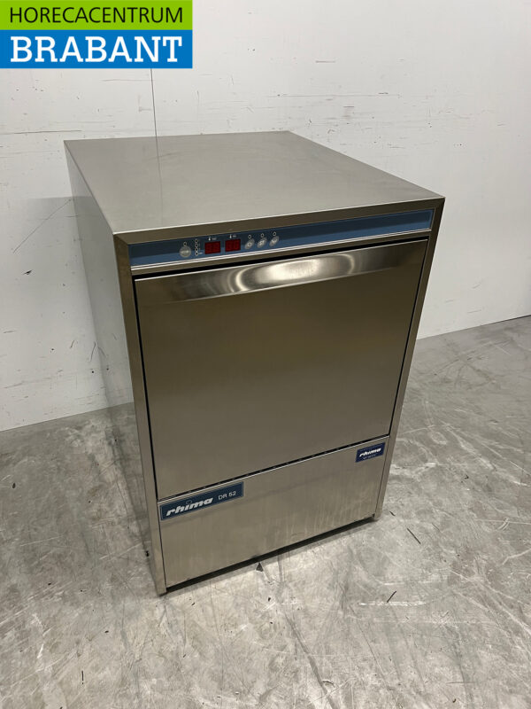 Stainless steel Rhima DR52 Dishwasher 400V Catering - Image 3