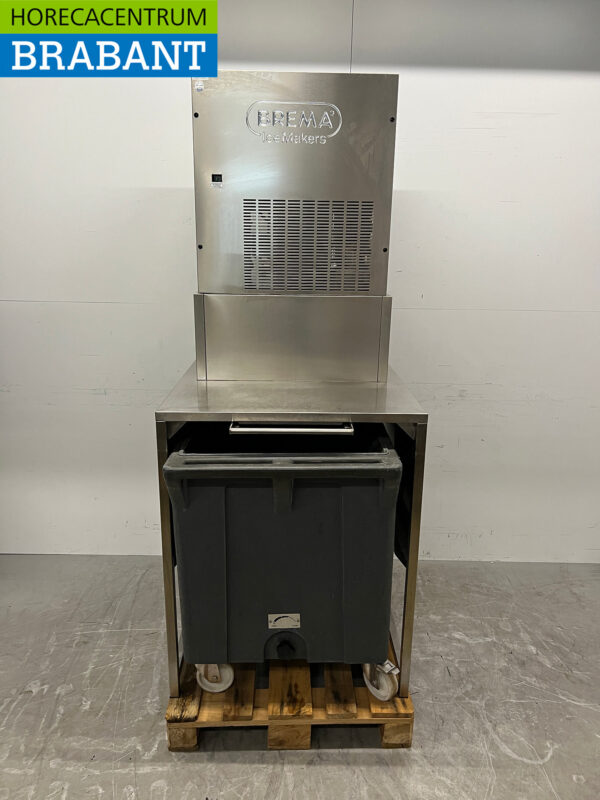 Stainless steel Brema G 250A Q Peeling ice machine 250 kg per day 230V Horeca