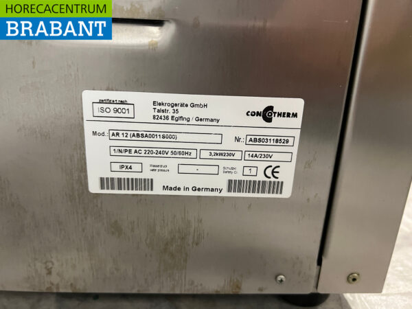 Stainless steel Convotherm AR12 Hot air oven 7x 38/26,5 cm 230V Horeca - Image 5
