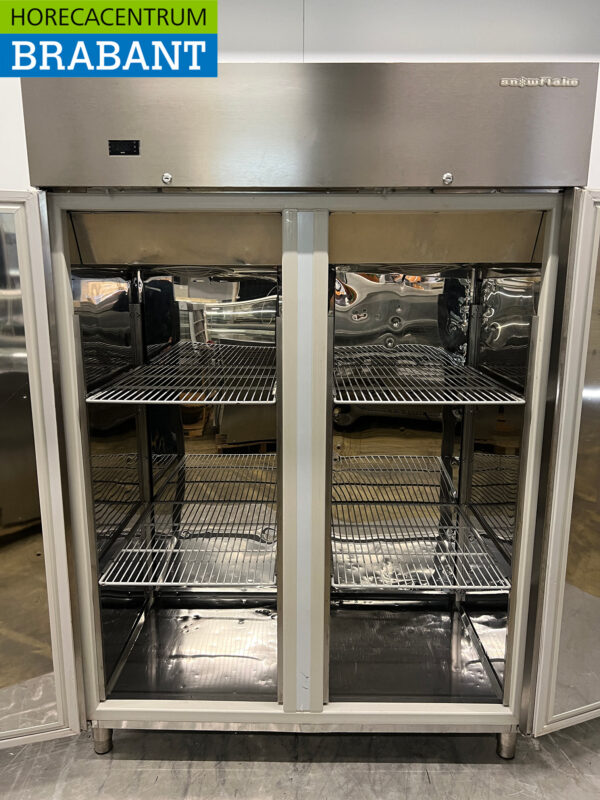 Stainless steel Snowflake / Gram Double Door Freezer 1230 liters 230V Catering - Image 4