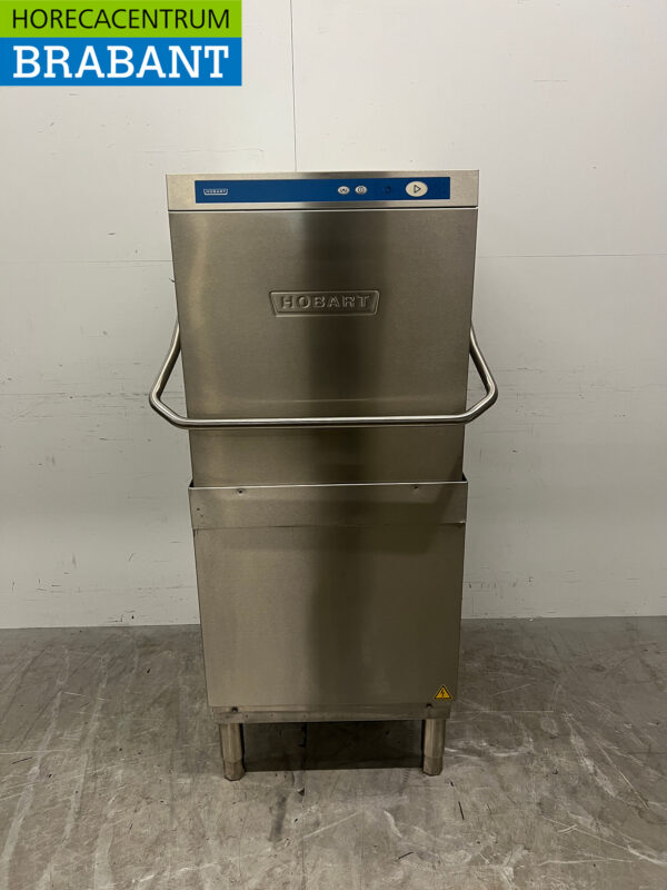 Stainless steel Hobart Sliding dishwasher with drain pump 400V Catering