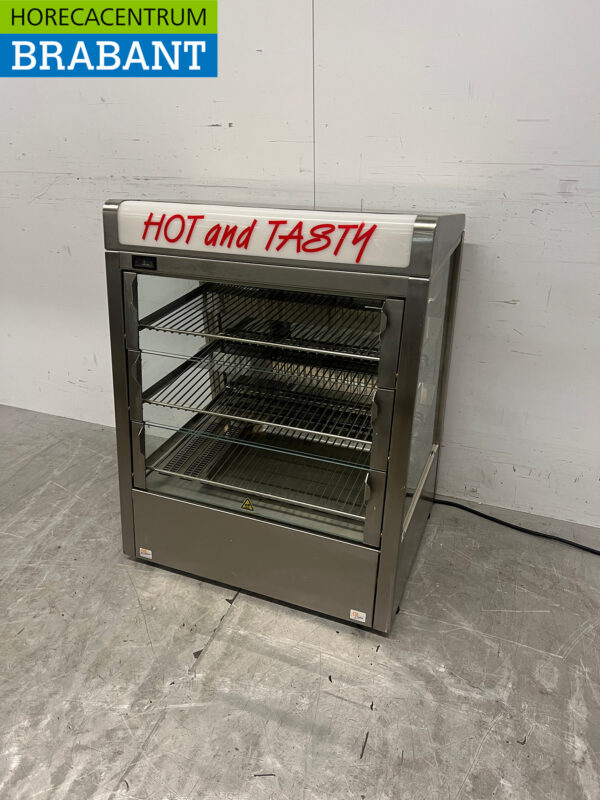 Stainless steel Hot Display Case 73 cm 230V Catering - Image 2