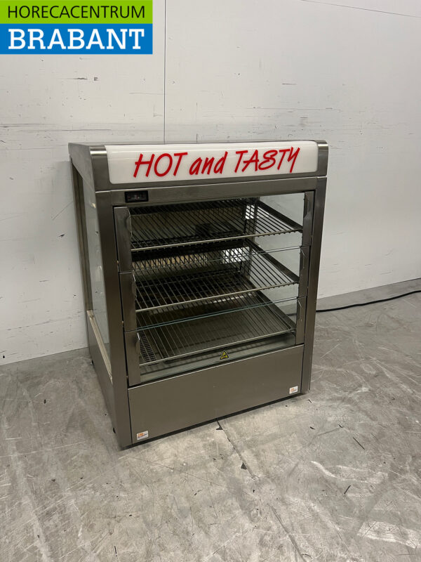 Stainless steel Hot Display Case 73 cm 230V Catering - Image 3