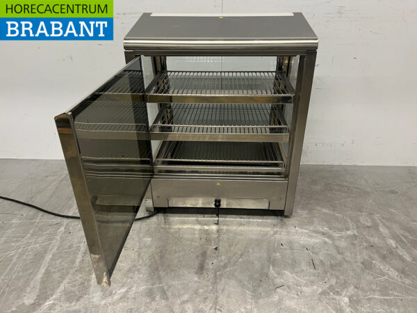 Stainless steel Hot Display Case 73 cm 230V Catering - Image 6