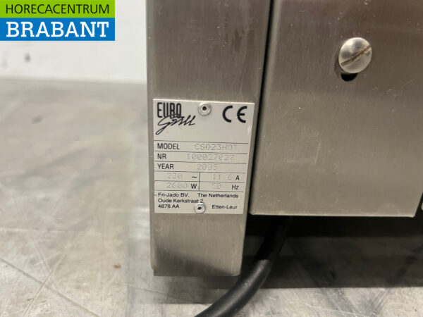 Stainless steel Hot Display Case 73 cm 230V Catering - Image 7