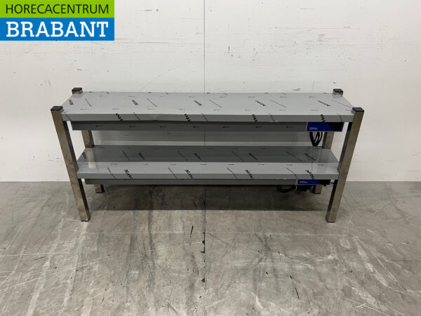 Stainless steel Double Heat Bridge Heated Etagere Premium-line 140 cm Catering