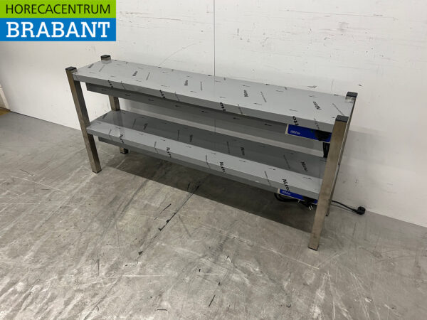Stainless steel Double Heat Bridge Heated Etagere Premium-line 140 cm Catering - Image 2